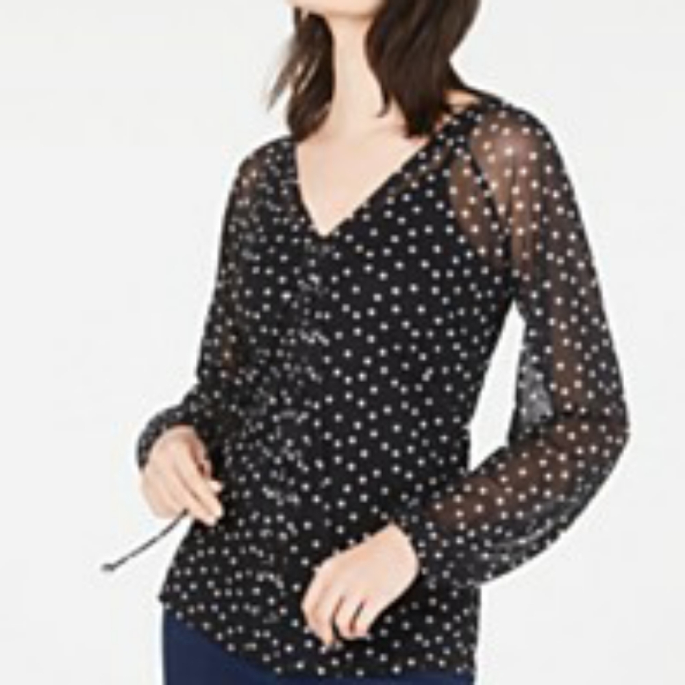 INC International Concepts Tie Up Top